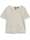 Bild 1 von Vero Moda VMABBY SS ZIP TOP JRS T-Shirt Weiß