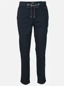 Damen Chinohose mit elastischem Bund Blau