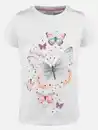 Bild 1 von Mädchen T-Shirt mit Schmetterlingsmotiv Weiß