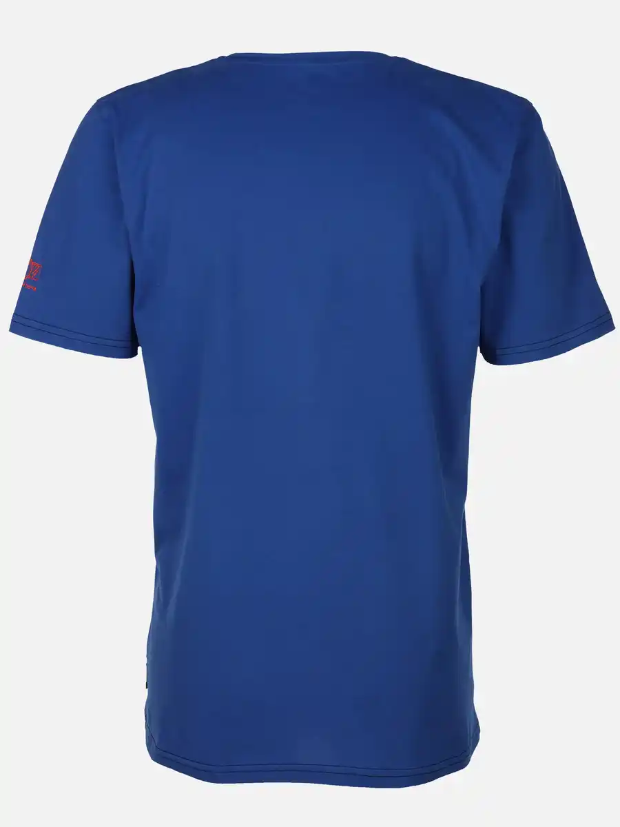 Bild 2 von Herren Shirt mit Spruch Blau
