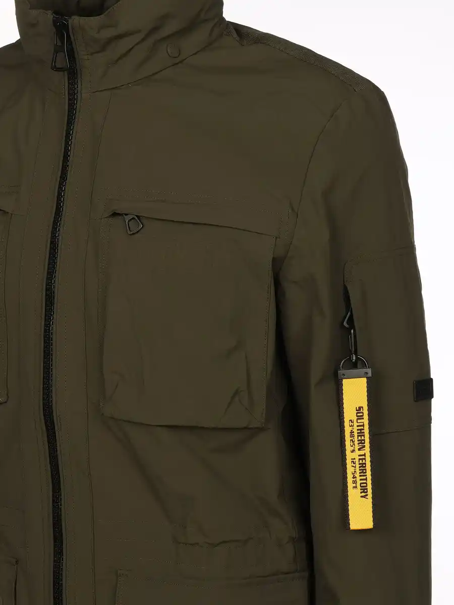Bild 4 von Herren Fieldjacket mit Cargotaschen Oliv