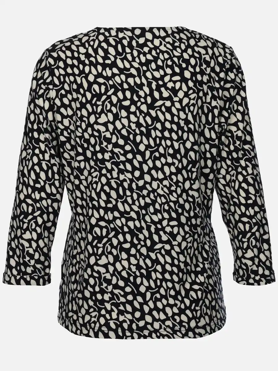 Bild 2 von Damen Shirt mit Alloverprint Weiß