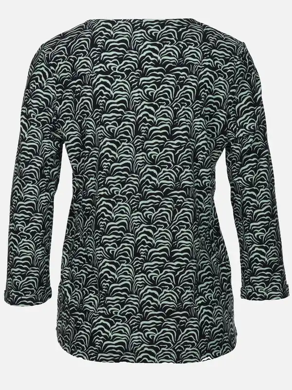 Bild 2 von Damen Shirt mit Alloverprint Türkis