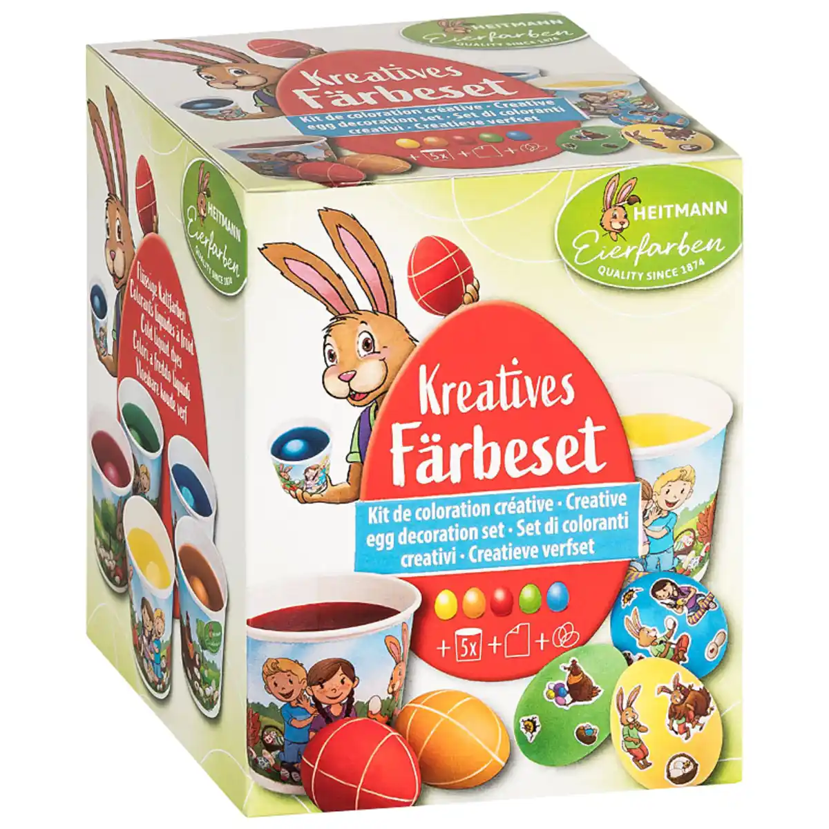 Bild 1 von Kreatives-Eierfärbeset mit Eierfarben