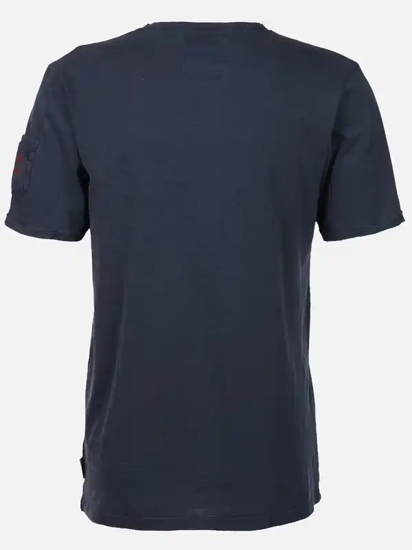 Bild 2 von Herren Shirt mit Frontprint Marine