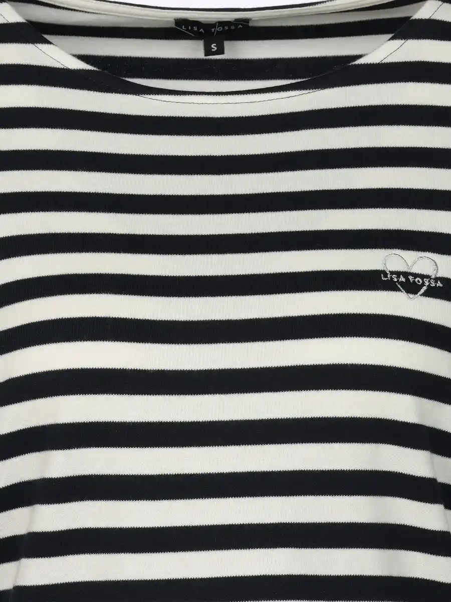 Bild 3 von Damen Streifenshirt mit Stickerei Blau