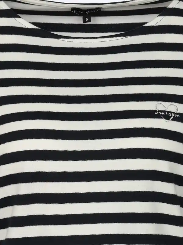 Bild 3 von Damen Streifenshirt mit Stickerei Blau