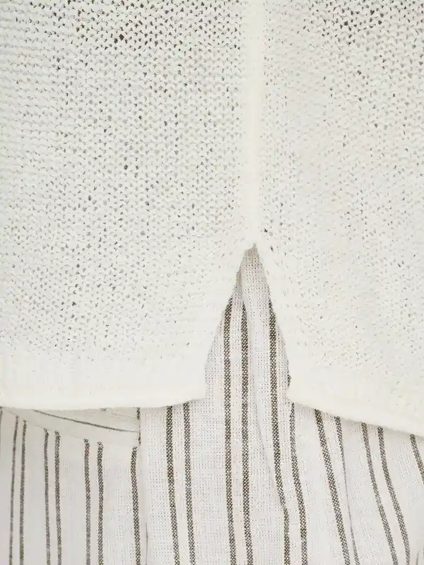 Bild 3 von Only ONLSUNNY S/S Strickshirt Weiß