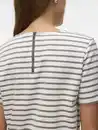 Bild 2 von Vero Moda VMABBY SS ZIP TOP JRS T-Shirt Weiß