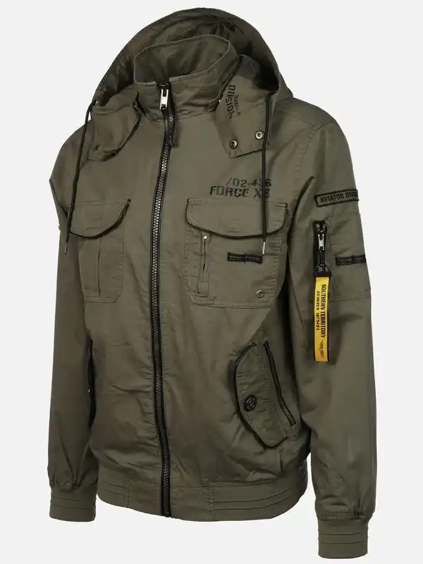 Bild 3 von Herren Fieldjacke mit vielen Details Oliv
