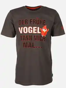 Herren Shirt mit Spruch Grau