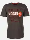 Bild 1 von Herren Shirt mit Spruch Grau