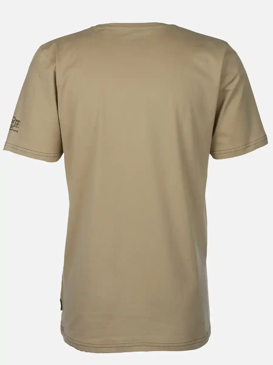 Bild 2 von Herren Shirt mit Spruch Beige
