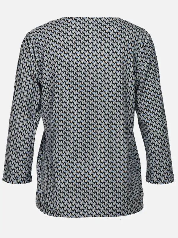 Bild 2 von Damen Shirt mit Alloverprint Blau