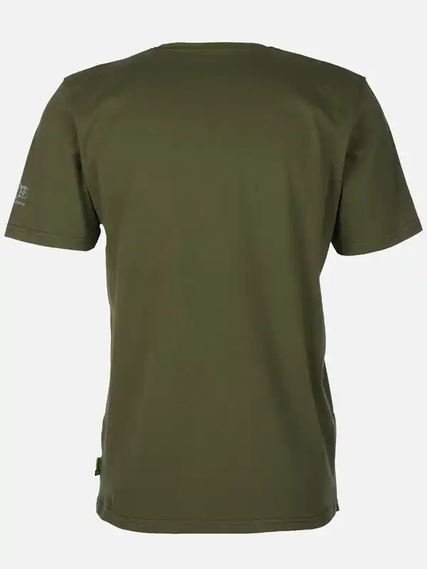 Bild 2 von Herren Shirt mit Spruch Oliv