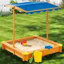 Bild 1 von Grüner Jan Junior Sandkasten aus Holz mit Dach