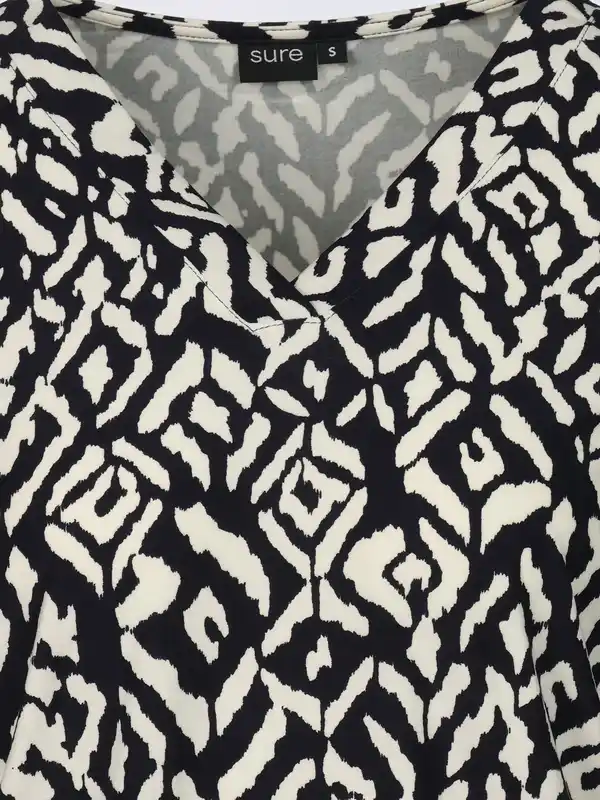 Bild 3 von Damen Shirt mit Alloverprint Weiß