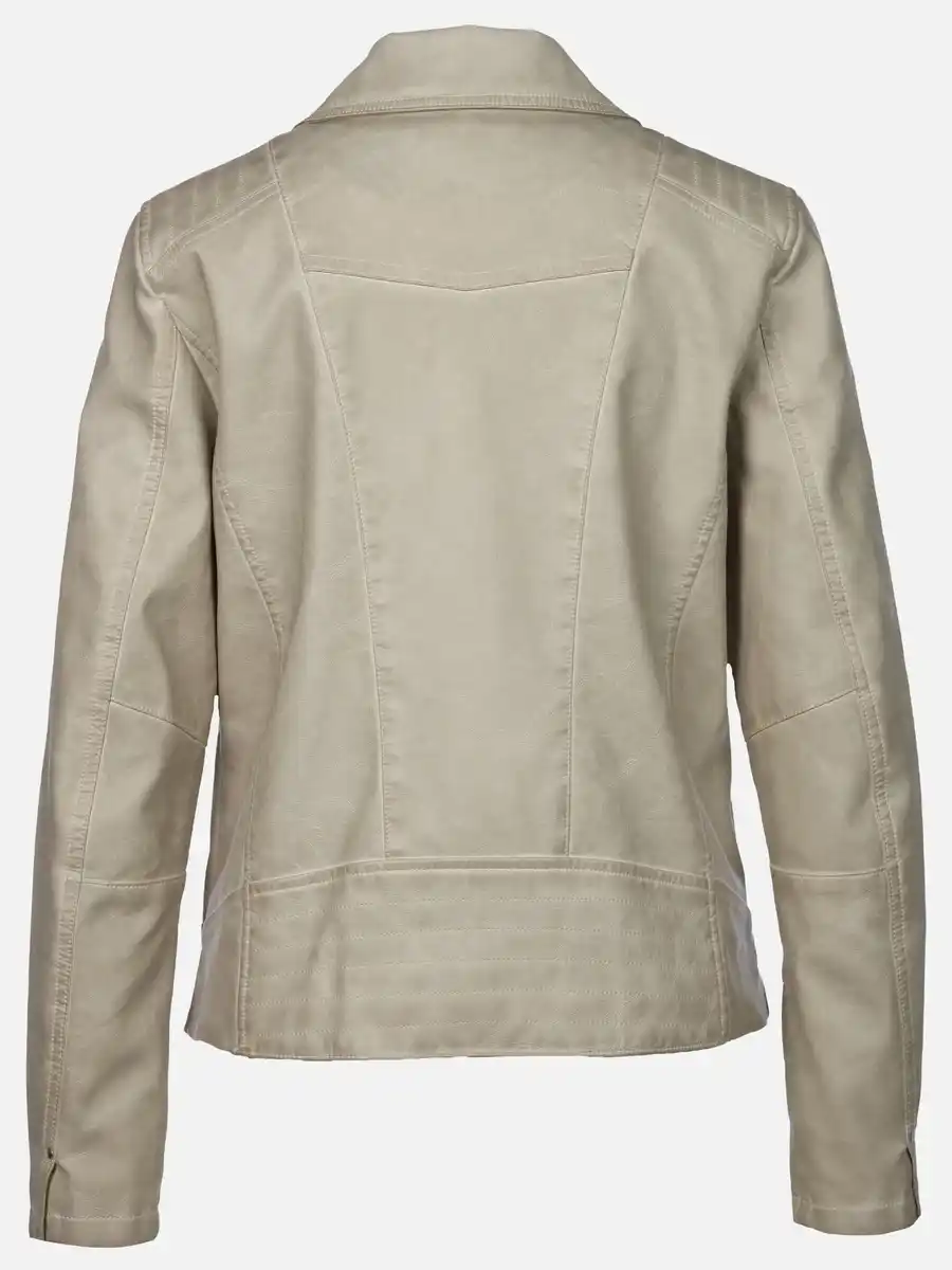 Bild 2 von Damen Kunstlederjacke Beige