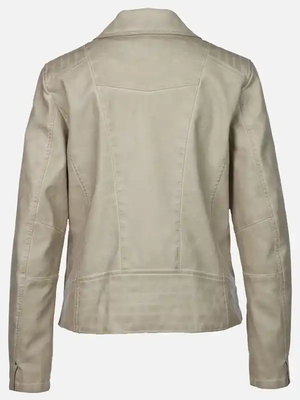 Bild 2 von Damen Kunstlederjacke Beige