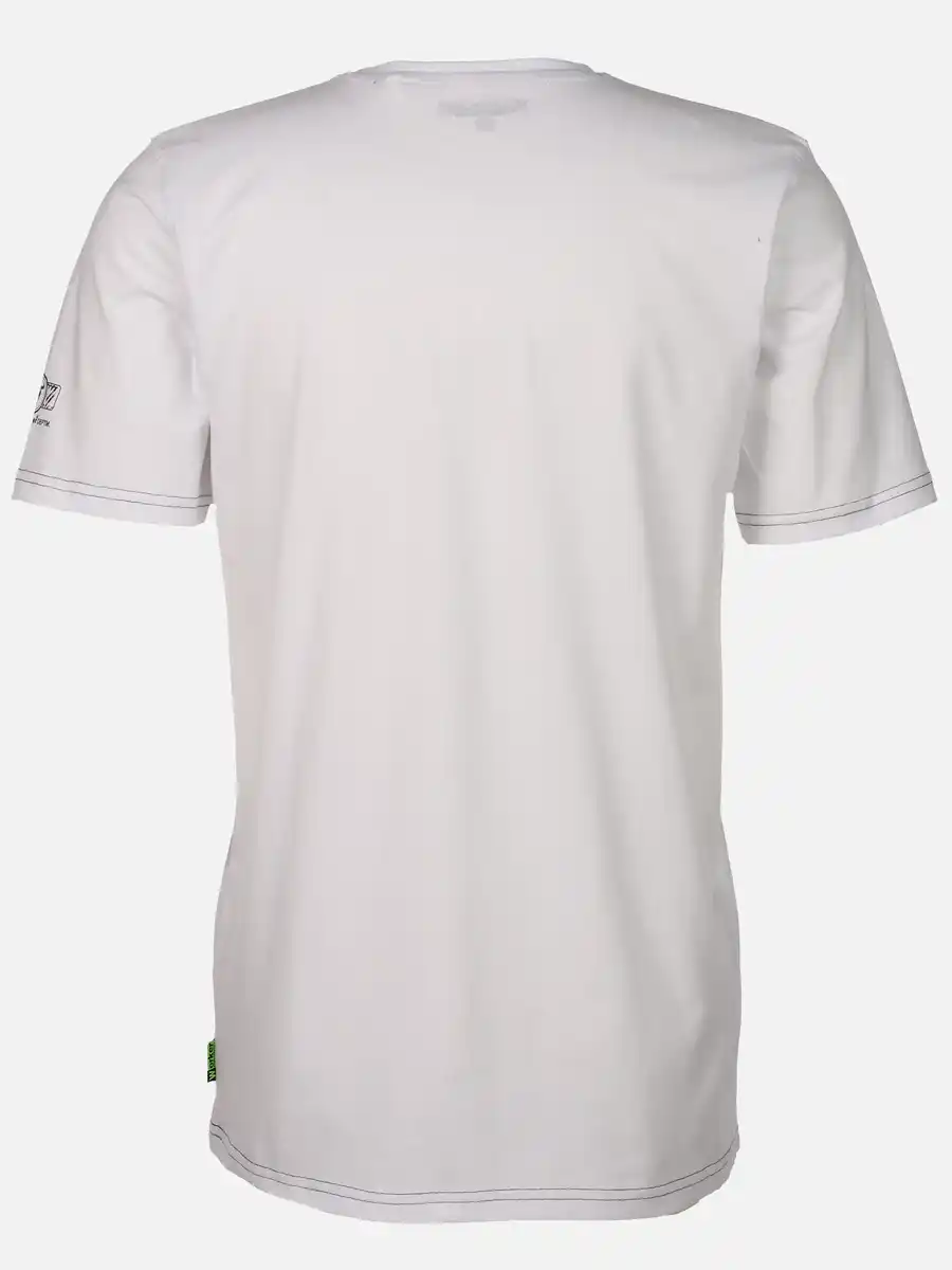 Bild 2 von Herren Shirt mit Spruch Weiß