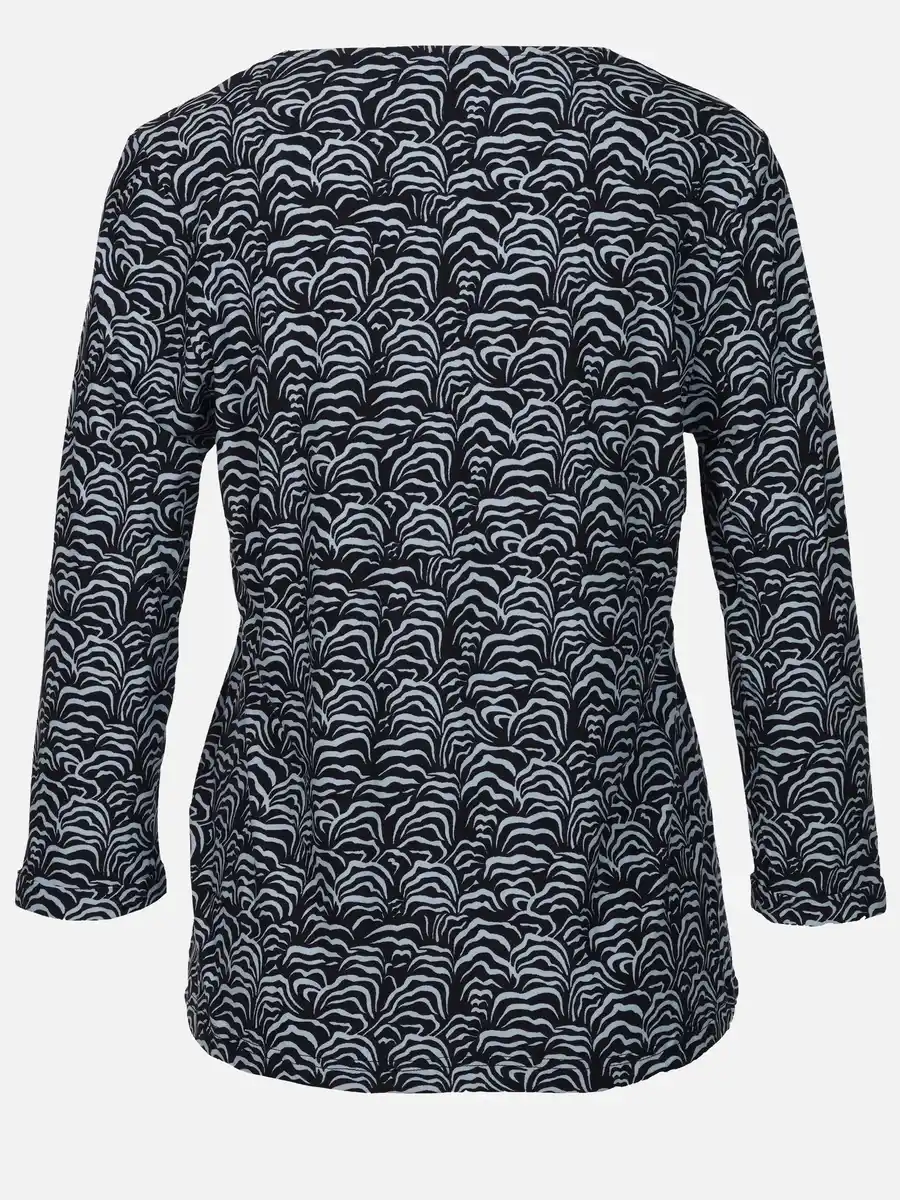 Bild 2 von Damen Shirt mit Alloverprint Pink