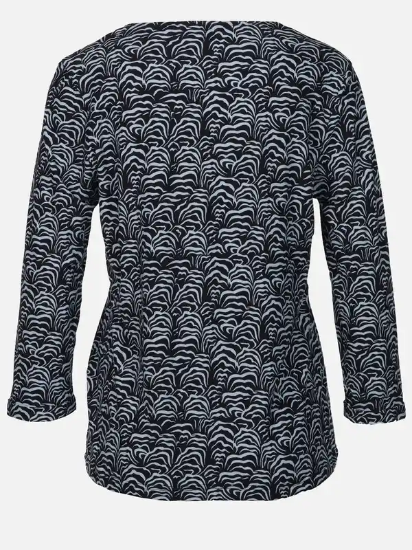 Bild 2 von Damen Shirt mit Alloverprint Pink