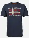 Bild 1 von Herren Shirt mit Frontprint Marine