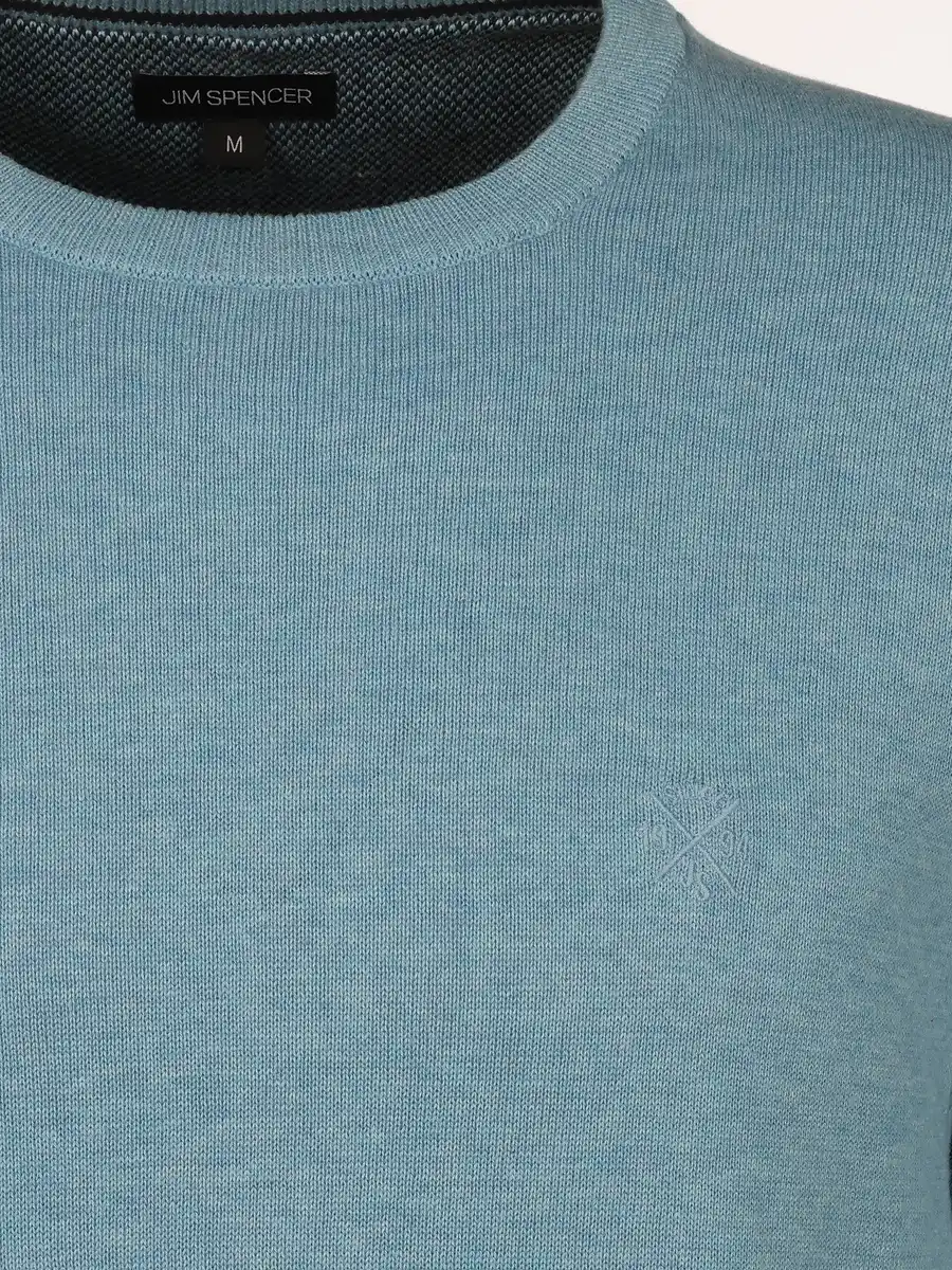 Bild 1 von Herren Strickpullover unifarben Blau