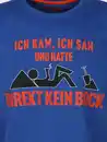 Bild 3 von Herren Shirt mit Spruch Blau