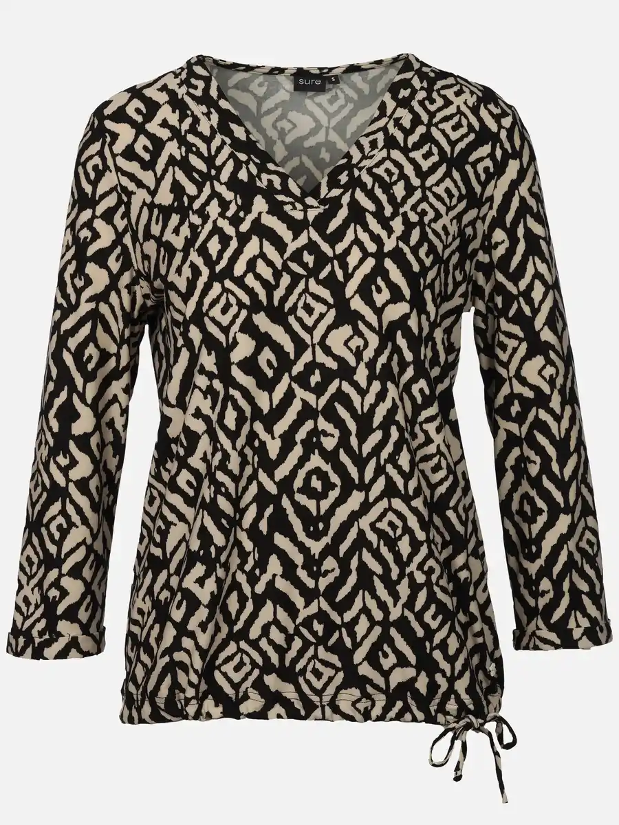 Bild 1 von Damen Shirt mit Alloverprint Rosa