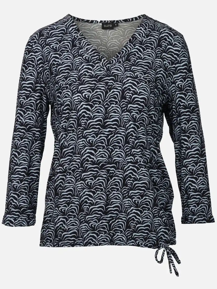 Bild 1 von Damen Shirt mit Alloverprint Pink