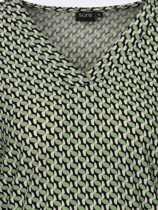 Bild 3 von Damen Shirt mit Alloverprint Grün
