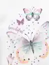 Bild 3 von Mädchen T-Shirt mit Schmetterlingsmotiv Weiß