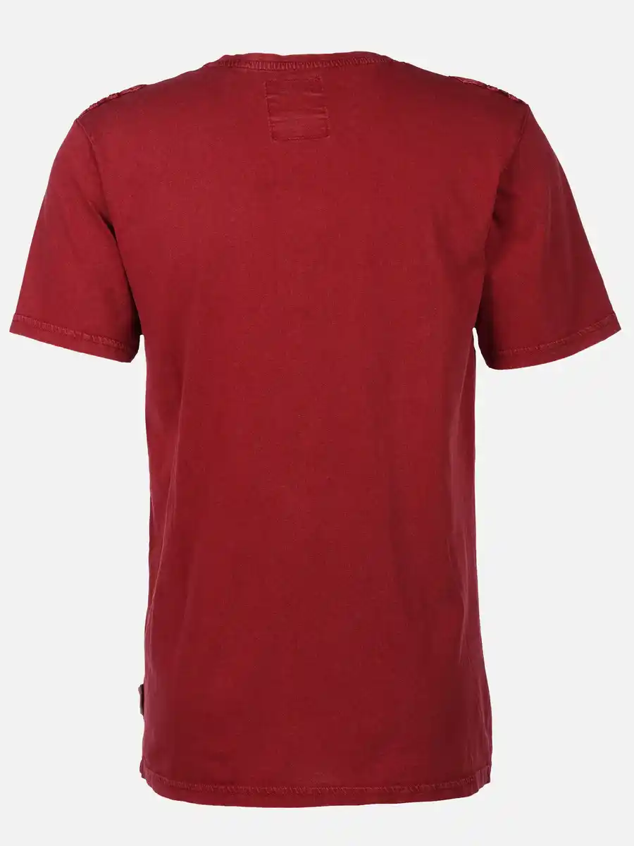 Bild 2 von Herren Henleyshirt mit Stickerei Rot