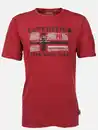 Bild 1 von Herren Shirt mit Frontprint Rot