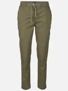 Damen Chinohose mit elastischem Bund Grün