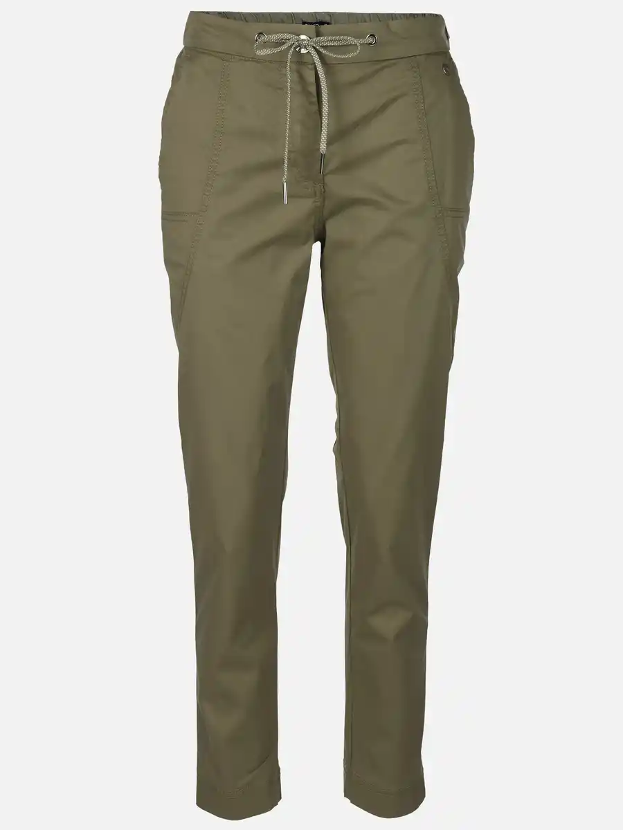 Bild 1 von Damen Chinohose mit elastischem Bund Grün