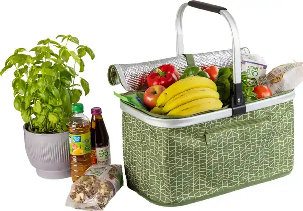 Bild 2 von IDEENWELT Thermo-Einkaufskorb oliv