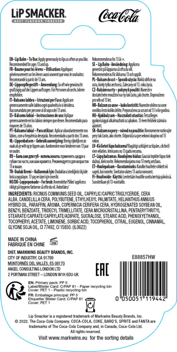 Bild 2 von Lip Smacker Lippenbalsam Coca Cola Vanille, 4 g