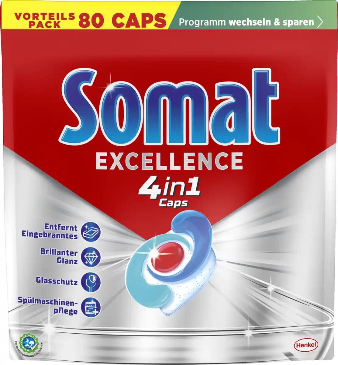 Bild 1 von Somat Excellence 4in1 Caps Vorteilspack