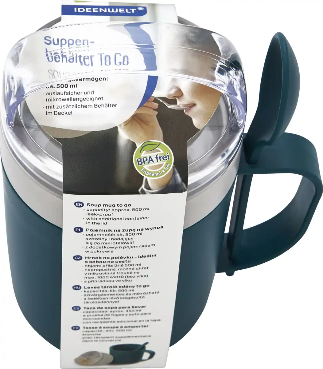 Bild 1 von IDEENWELT Suppenbehälter to Go petrol
