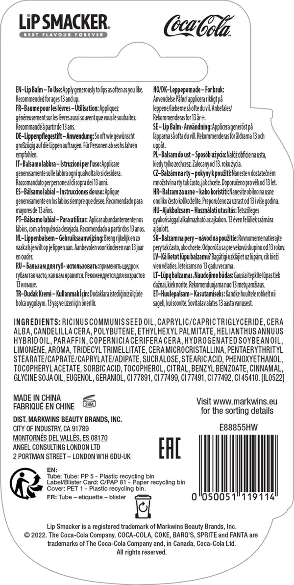 Bild 2 von Lip Smacker Lippenbalsam Coca Cola, 4 g