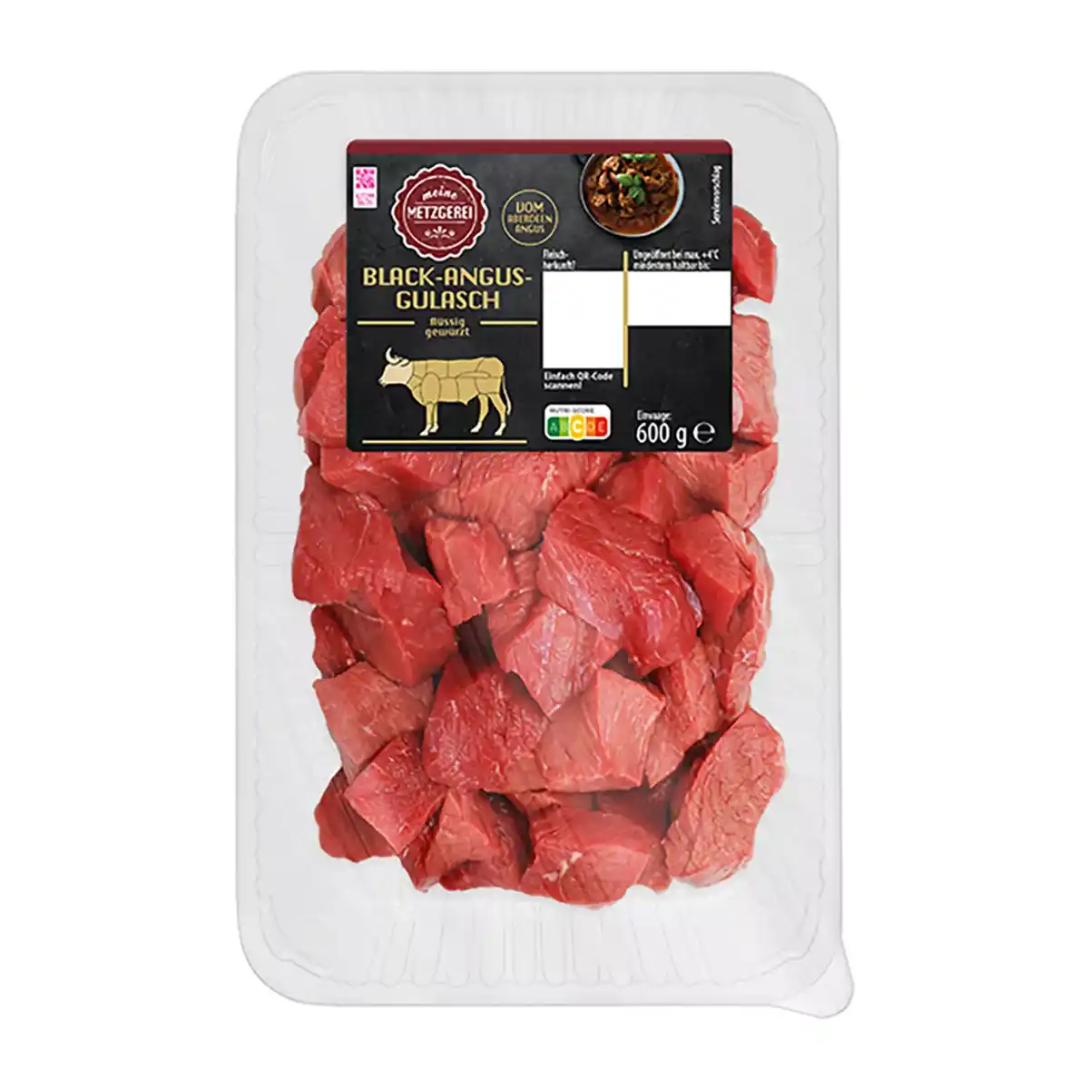Bild 1 von MEINE METZGEREI Black-Angus-Rindergulasch
