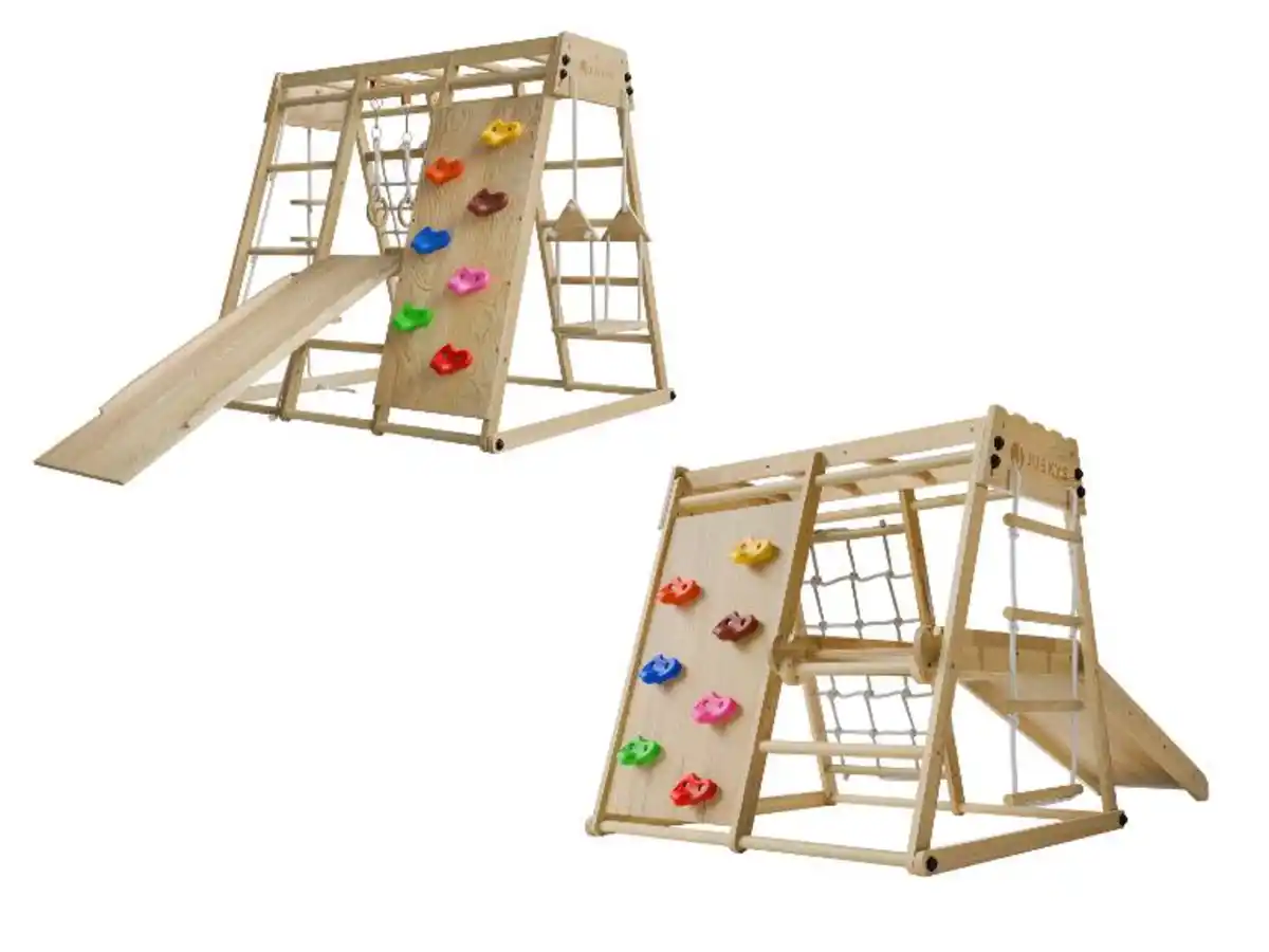 Bild 1 von Juskys Klettergerüst für Kinder mit Rutsche