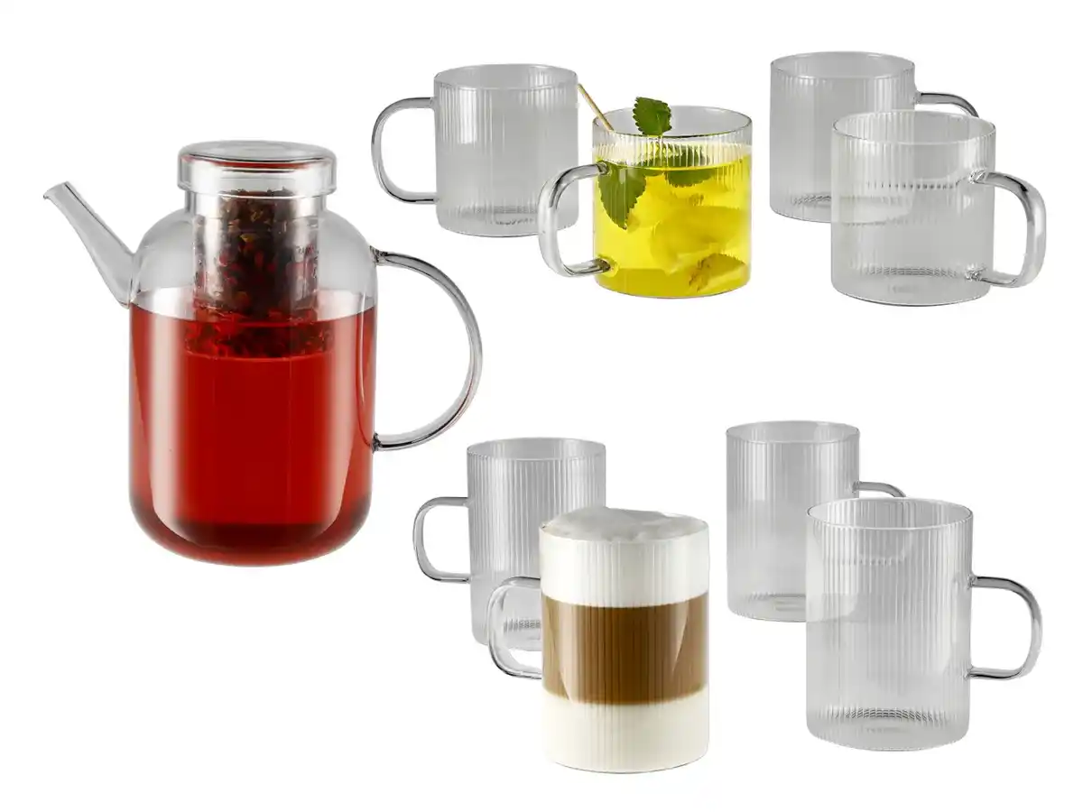Bild 1 von Silvercrest® Teekanne/Cappuccino-/Teegläser-Set