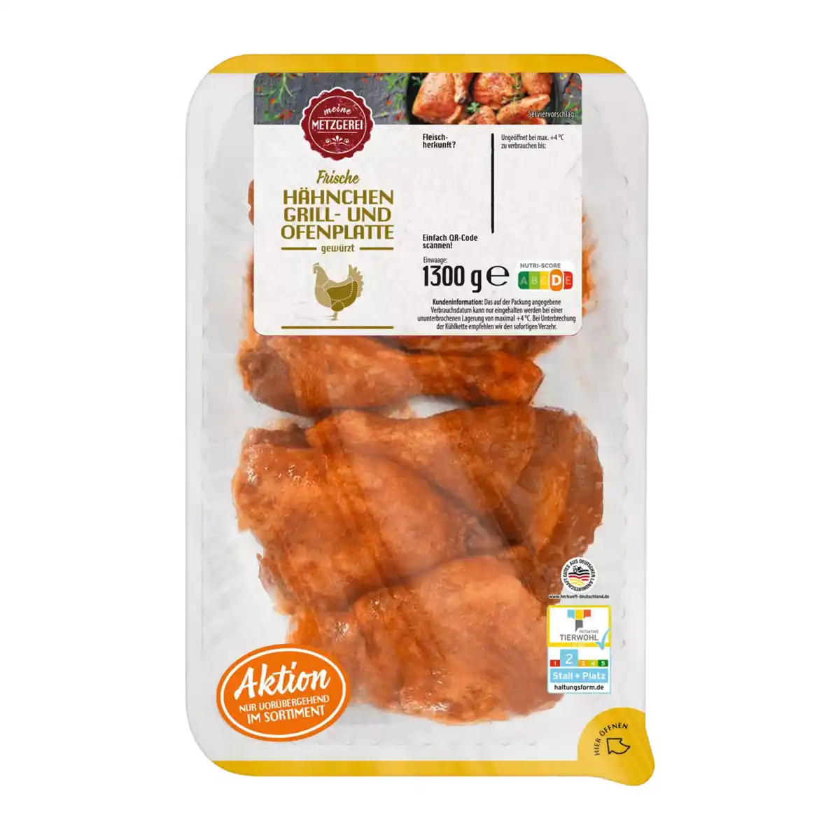 Bild 1 von MEINE METZGEREI Hähnchen-Grill-und-Ofenplatte