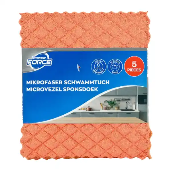 Bild 4 von POWER FORCE Mikrofaser-Schwammtücher
