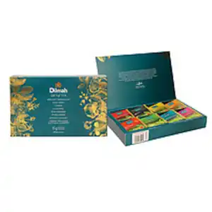 Mischung aus 8 Teesorten von Grün- und Schwarztee aromatisie...