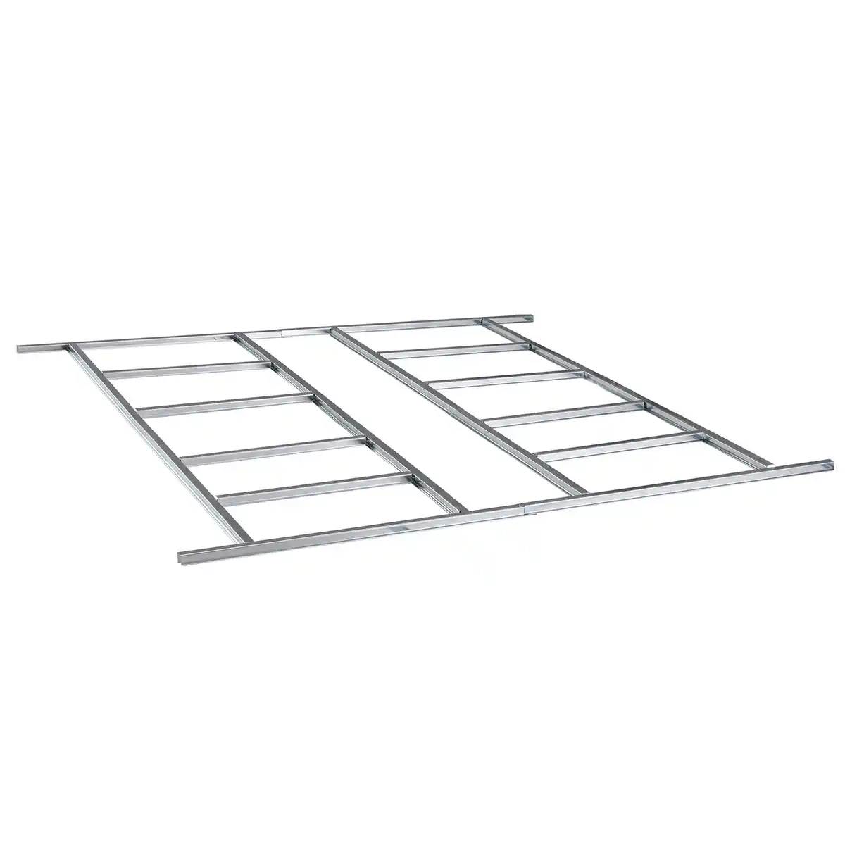 Bild 1 von Fundamentrahmen, für Gerätehaus mit Pultdach Gr.XXL, BxTxH: 219 x 200 x 3 cm, Stahl verzinkt