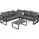 Bild 2 von Lounge-Gruppe Rhodos 3-tlg. Anthrazit